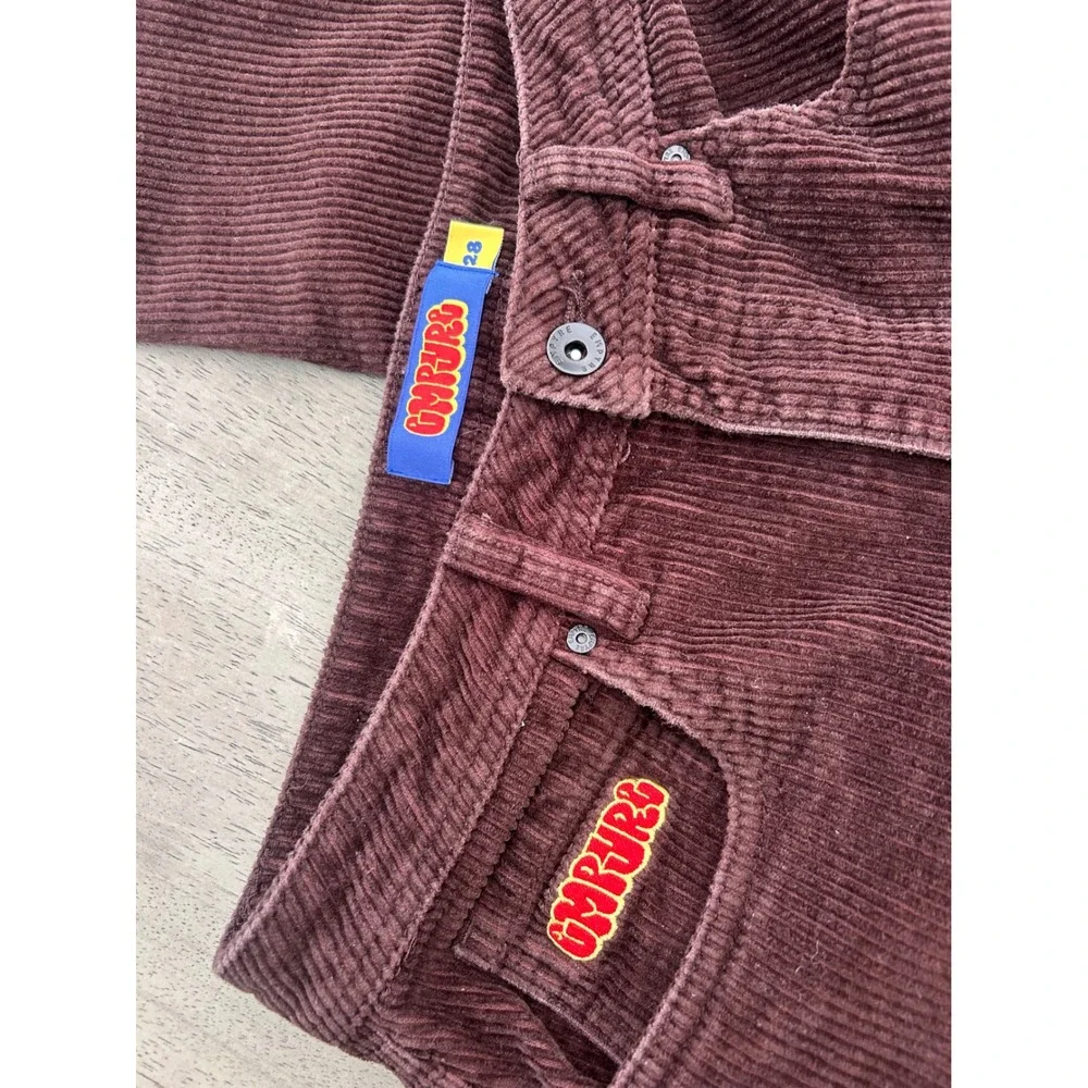Empyre Relaxed Fit Corduroy Pants Mens 28 Brown Wide Wale Skate Trousers